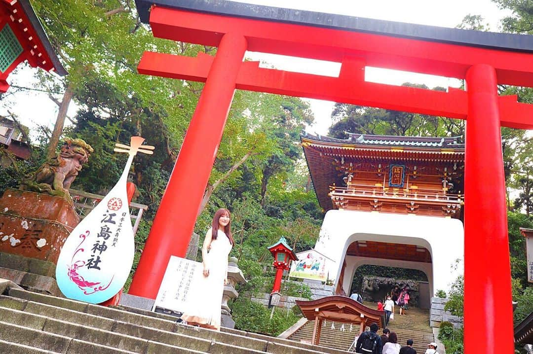 矢倉楓子さんのインスタグラム写真 - (矢倉楓子Instagram)「おみくじ引いたら…⛩﻿ ﻿ ﻿ 😶🙂😌😬﻿ ﻿ ﻿ ﻿  #江島神社  #江ノ島 #インスタ映え  #神社  #日帰り旅行   #おみくじ  #はぁ 😌 #でも頑張る」11月10日 22時20分 - fufu_ice