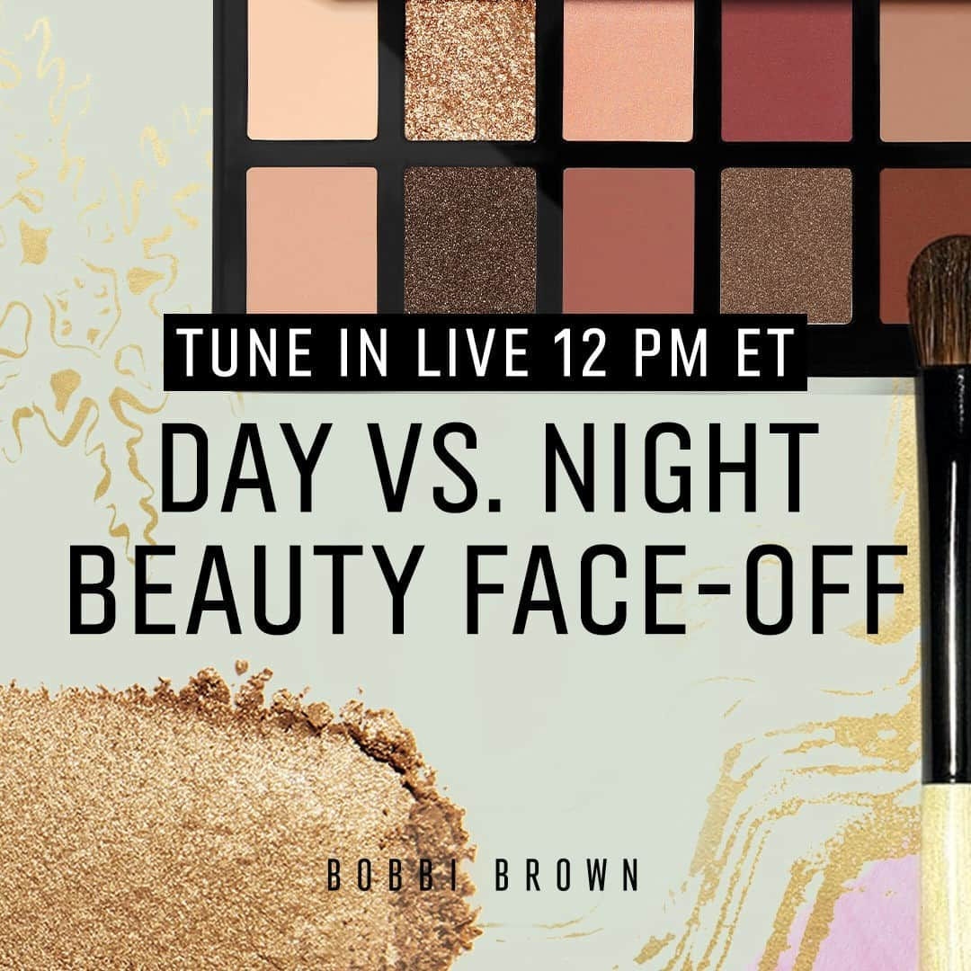 ボビイブラウンさんのインスタグラム写真 - (ボビイブラウンInstagram)「TODAY @ 12 PM ET  DAY VS. NIGHT BEAUTY FACE-OFF  One palette, two standout ways to wear it. Using the NEW limited-edition High Barre Eye Shadow Palette, Bobbi Brown Pro Artists @saranicole.makeup and @bbpro_zarafindlay face off in a five-minute holiday-inspired makeup challenge. Tune in to decide the winner.  #bobbibrown #bobbibrownconnects #beauty #makeupinspo #makeuplooks #eyemakeup #eyelook」11月10日 23時01分 - bobbibrown