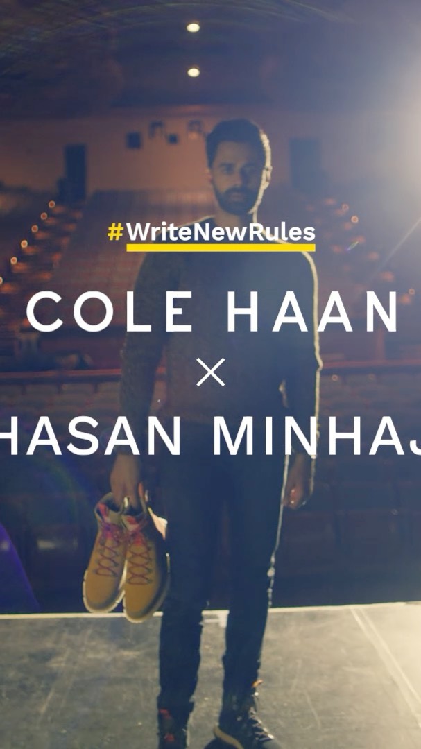 Cole Haanのインスタグラム：「Introducing our limited-edition collab created with @HasanMinhaj, a rule-breaking comedian and true Cole Haan stan.」
