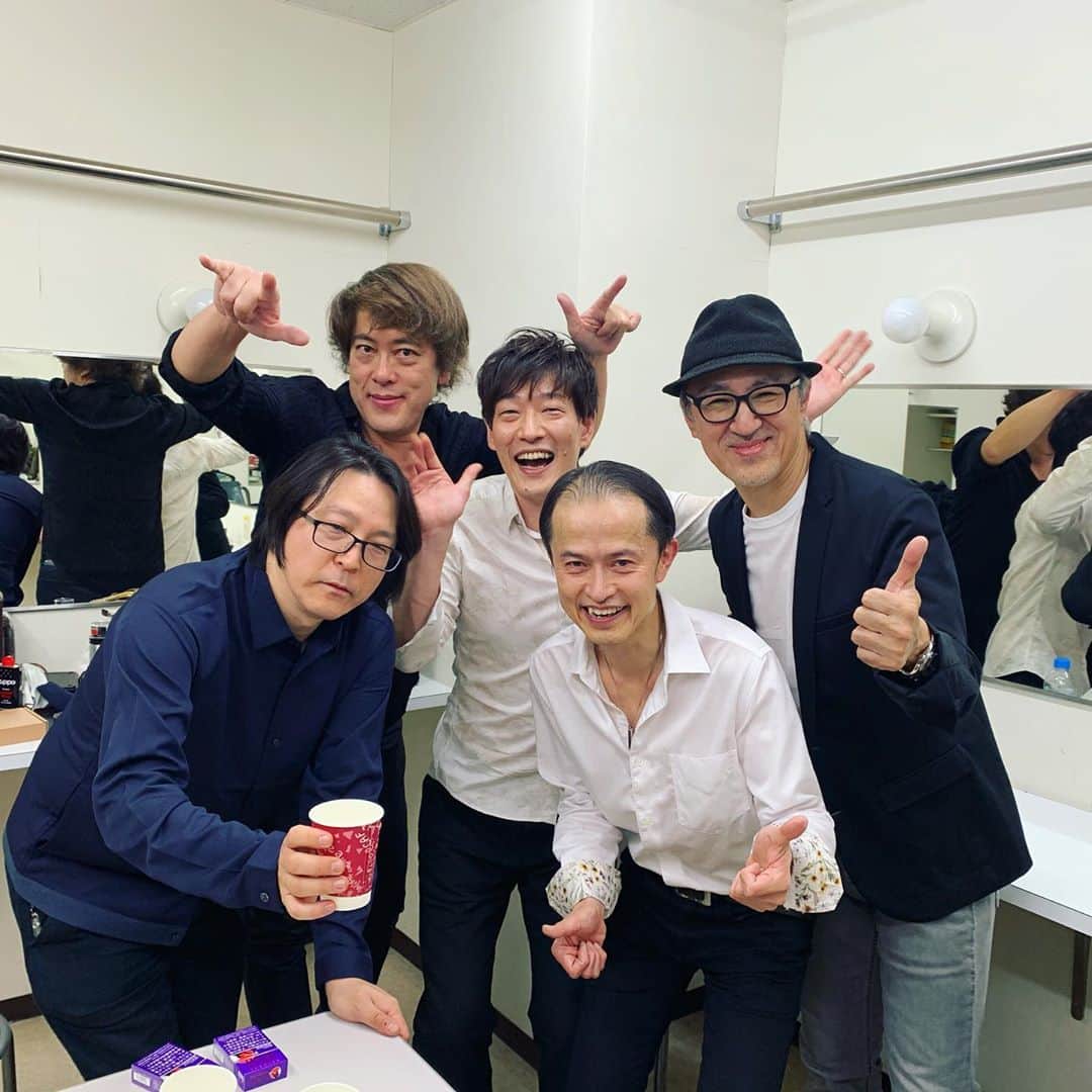 増崎孝司のインスタグラム：「川崎JAZZ 2020「則竹裕之スーパーセッション」でした！ 田中晋吾君の初のDimensionナンバーも素晴らしく、めちゃ楽しいライヴになりました！ 皆さん来て頂きありがとうございました♪」