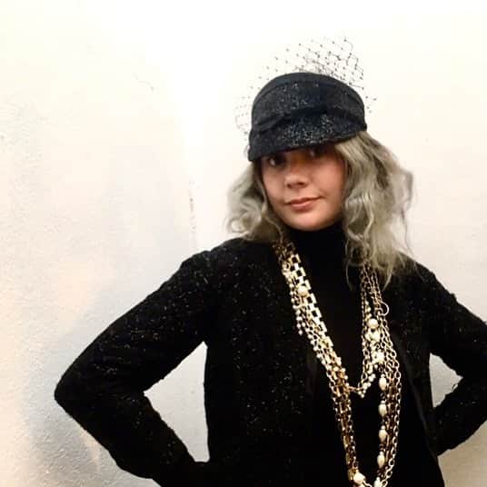 のインスタグラム：「These Glitter Visors are new in. They’re very dressy indeed. .. Take care everyone and stay glamorous.」