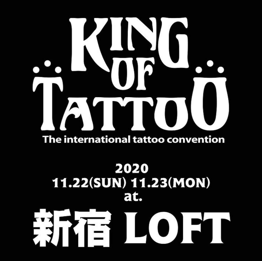 SHIGEのインスタグラム：「king of tattoo 2020 @king_of_tattoo2020   世界配信決定！  詳しくはこちらから！  英語配信もします。  配信収益の半分は新宿ロフトに寄付されます。  loft-prj.zaiko.io/_item/332720  King of tattoo 2020 Live streaming and 10-day online viewing!!  2days ticket  Ticket is valid for watching both days.  It will be streamed on both November 22 and 23, and will also be available in English.  The money raised through live online viewing tickets will go towards future King of Tattoo conventions, with a share given to the venue in order to support the suffering local music event scene.  Details below↓  loft-prj.zaiko.io/_item/332720  ーー  kingoftattoo.com  ーー  十一月二十三日  新宿ACBにて  一時より  刺青施術衛生講習  5000円＋ドリンク  修了者には 米国OSHA認定衛生講習機関講習修了証発行  Safe Art Works 講師による衛生講習。 アーティスト、クライアントを守る為には必須の衛生講習です。  講師　Safe Art Works Japan  茂木俊徳  ※全米で使用出来るライセンスでは有りません  ※人数制限あり　予約制  ーー  問い合わせ先  Safe Art Works Japan  0438-40-5674  safeartjapan@gmail.com  後援　NPO法人日本刺青衛生協会」