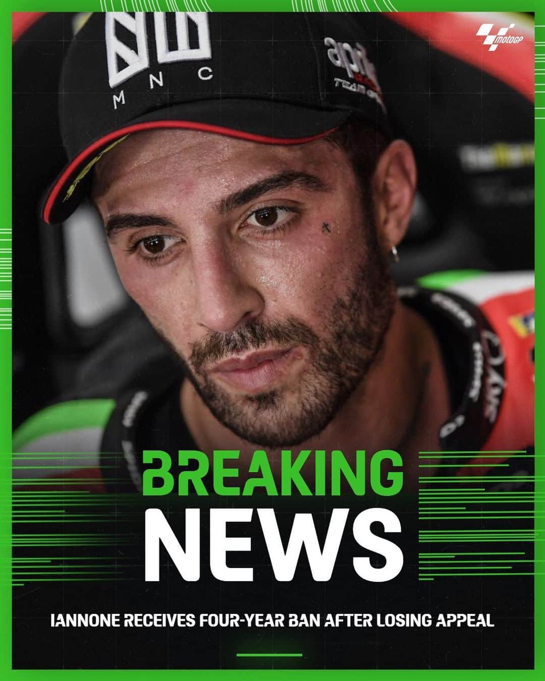 MotoGPさんのインスタグラム写真 - (MotoGPInstagram)「BREAKING 📋 @andreaiannone loses anti-doping appeal and receives a four-year ban #MotoGP」11月11日 0時51分 - motogp