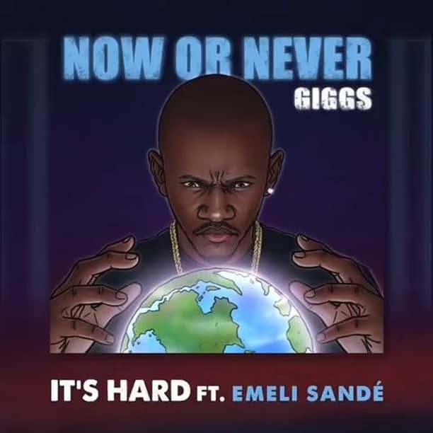 Emeli Sandéのインスタグラム：「So proud to be part of @officialgiggs' new masterpiece! Loved being back in the studio and making this powerful song with him 🙏🏽🔥 Download and listen to 'It's Hard' now on 'Now Or Never' - link in my highlights」