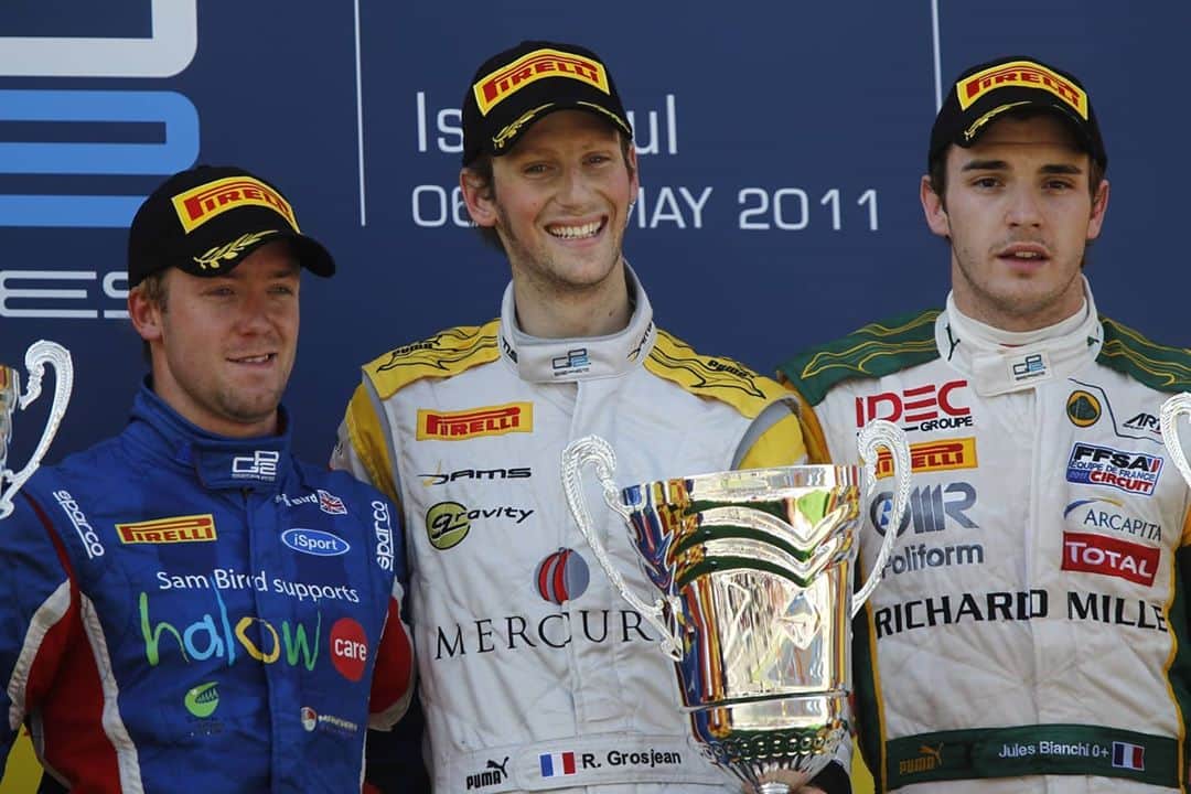 ロマン・グロージャンのインスタグラム：「Last time out in Turkey  🏆🍾 #jb17 @damsracing  Picture Motorsport images」