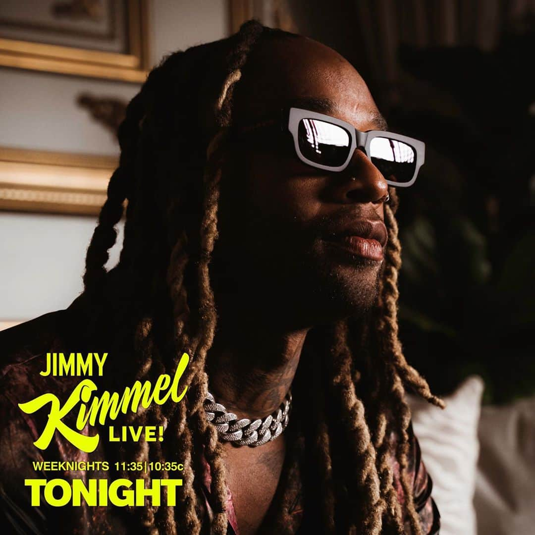 タイ･ダラー･サインさんのインスタグラム写真 - (タイ･ダラー･サインInstagram)「Tonight @jimmykimmellive #featuringtydollasign」11月11日 2時24分 - tydollasign