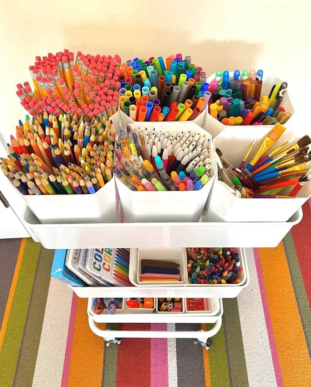 近藤麻理恵のインスタグラム：「As you tidy komono (or miscellaneous items), you may have to create specific subcategories to accommodate your lifestyle. What have you come up with? Photo by @betterthanb4_.」