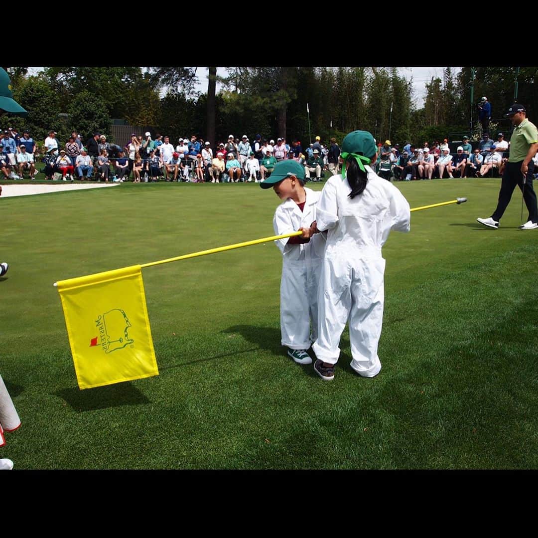 のインスタグラム：「It’s that time of the year!!!!:)) #Masters #Mastersweek #memories」