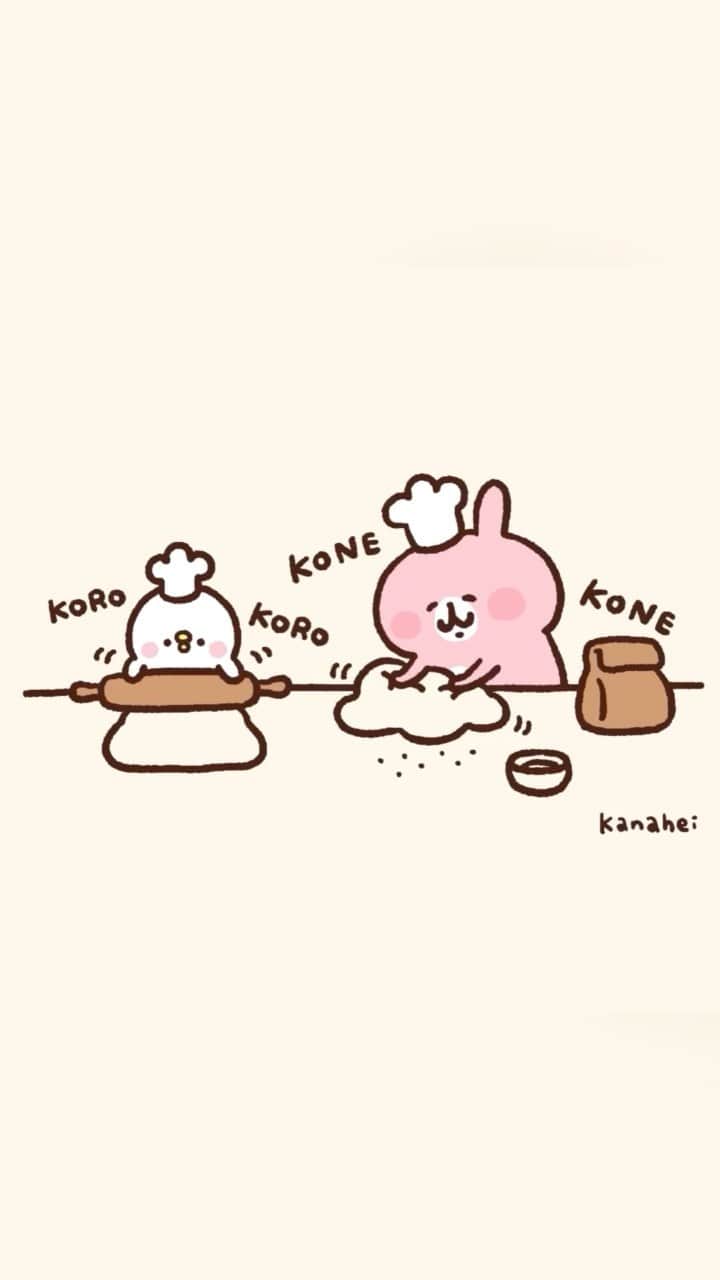 カナヘイのインスタグラム：「クッキング🍞 #タイムラプスらくがき  15秒以上はカットされることに気づいて尺直しました…😇」