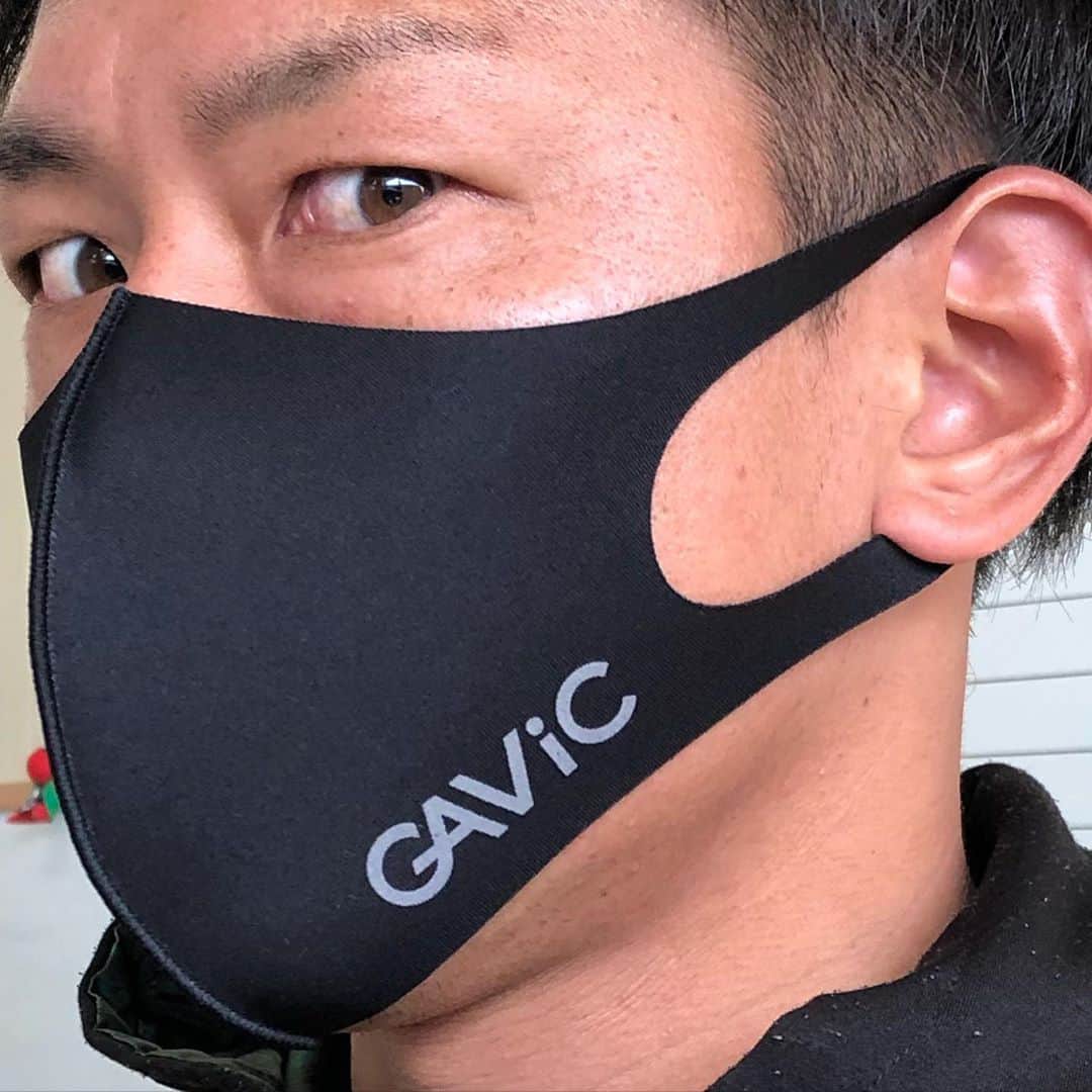 松本拓也のインスタグラム：「いつもお世話になっておりますGAViCよりハイパフォーマンスマスクが出ました！  #gavic #ガビック #マスク #Mask @gavicofficial」