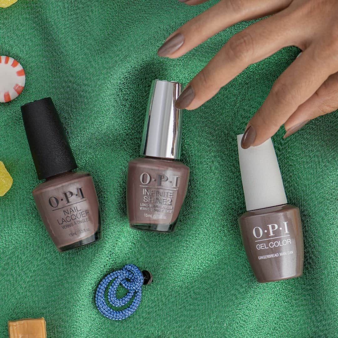 OPIさんのインスタグラム写真 - (OPIInstagram)「Bring a little spice to your nails with this shimmery brown hue that’s perfect for the holidays!  Shade: #GingerbreadManCan  #ColorIsTheAnswer #OPIShineBright #OPINailLacquer #OPIObsessed #BrownMani #BrownNails #NeutralMani #NeutralNails #HolidayNails #HolidayNailInspo #HolidayGlam #ThanksgivingNailInspo #NailsOnPoint #ThanksgivingMani #ShimmerNails」11月11日 5時00分 - opi