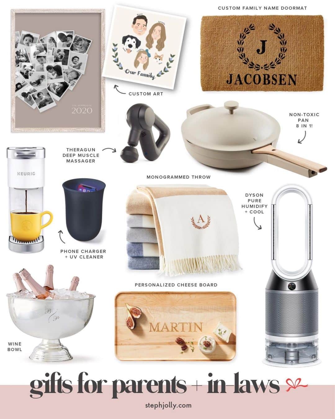 Stephanie Sterjovskiさんのインスタグラム写真 - (Stephanie SterjovskiInstagram)「Holiday gift guides have hit the blog today! 🎄Kicking off with some family (link in bio) 🎁 Who is the hardest to shop for on your list? Let me know down below! 👇#holidaygiftideas #giftguide #holidayshop」11月11日 5時15分 - stephsjolly