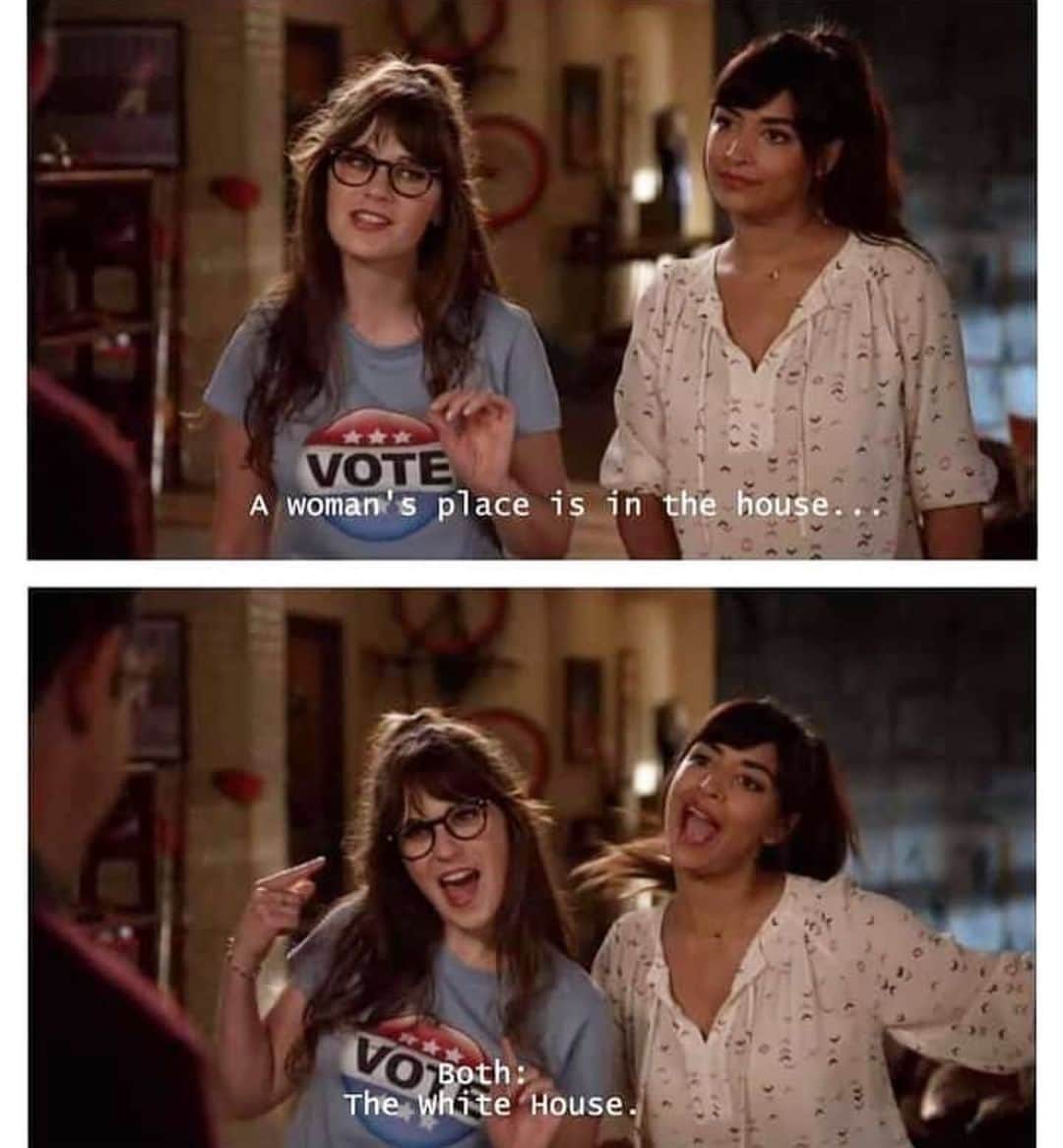 ハンナ・シモンのインスタグラム：「Is this like when Parks and Rec predicted the Cubbies winning the World Series? Because it is a hellava feeling to say something logical and then BLAM. 👸🏽」