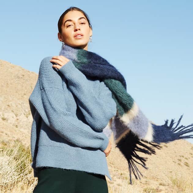 チャンルーのインスタグラム：「We've got those warm fuzzies 💙 Introducing our new Mohair Collection. Soft, cozy and perfect for cuddling up in all winter long.」