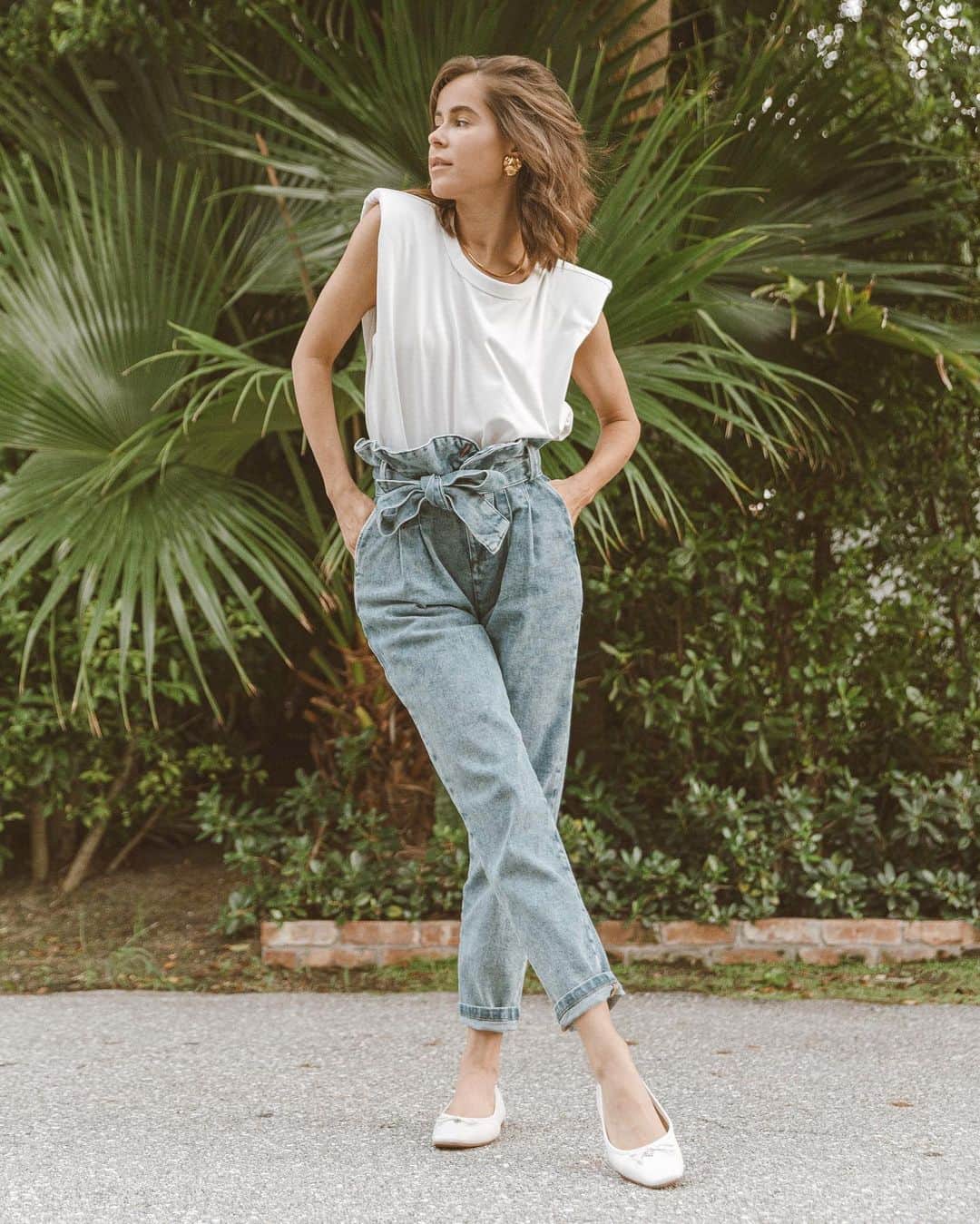 サムエデルマンのインスタグラム：「The JILLIE Square-Toed Ballet Styled by @thestylebungalow  #SamEdelman #Fall2020 #LooksWeLove」