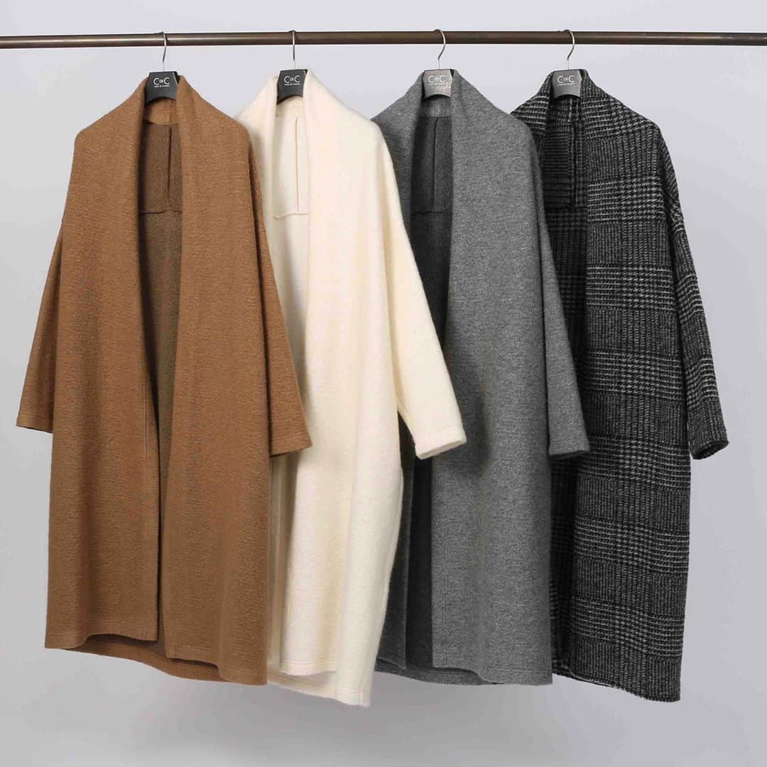 cdec_official Aesthetic Senseのインスタグラム：「. 2020 WINTER NEW ITEM  . . 軽く着心地のよい軽アウターとしてボタンのないシンプルなデザインのロングコーディガン。 ふわっとボリューム感のある襟元はエレガントな雰囲気を演出し、首元を暖かく包んでくれます。 . コーディガン　¥22,000 キャメル、ホワイト、グレー、グレンチェック . . .  #クードシャンス #2020秋冬 #WINTER #冬コーデ  #WINTERFASHON #トレンド #華やかコーデ　#カジュアルコーデ  #細見え #着回しコーデ  #着回し #大人カジュアル #休日コーデ #ファッション  #大人コーデ  #大人コーディネート #今日のコーデ #今日のコーディネート #お洒落さんと繋がりたい #お洒落さんとつながりたい #ファッション好きな人と繋がりたい #大人女子 #大人女子コーデ #リモートワーク#おしゃれコーデ#リラックスコーデ#コーディガン #カーディガン #コート #コートコーデ」