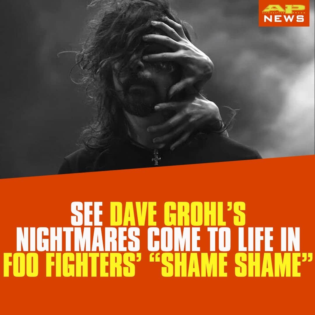 Alternative Pressさんのインスタグラム写真 - (Alternative PressInstagram)「WATCH: Dave Grohl faces the twisted nightmares from his childhood in @foofighters’ haunting new video for “Shame Shame” ⁠ LINK IN BIO⁠ .⁠ .⁠ .⁠ #foofighters #davegrohl #shameshame #altpress #alternativepress」11月11日 9時01分 - altpress