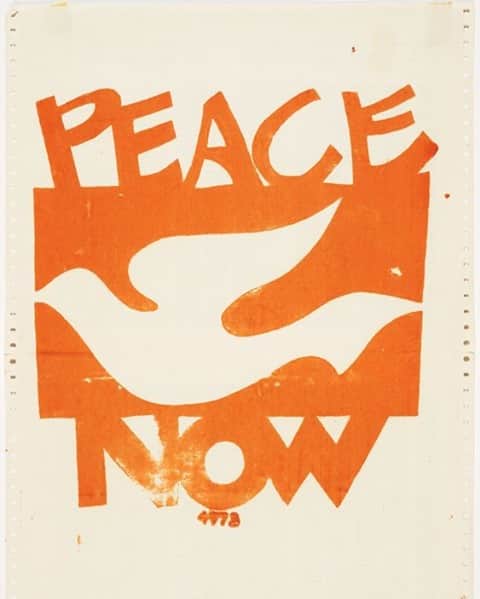 グラフ&ランツのインスタグラム：「A choice we must all make every day / from Thomas W. Benson’s protest collection documenting some of the most moving memorabilia from the 60s-70s」
