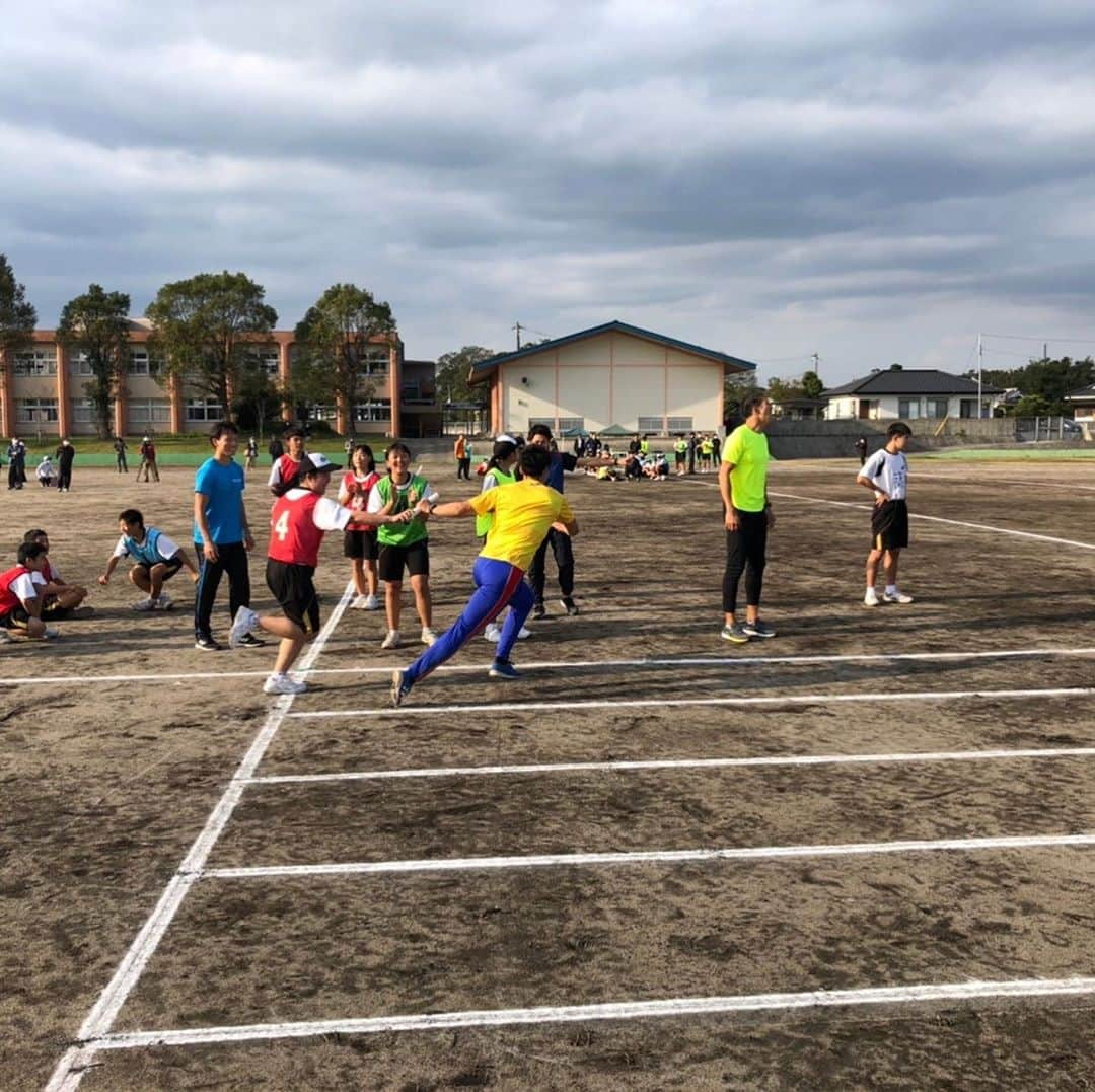 中村明彦さんのインスタグラム写真 - (中村明彦Instagram)「鹿児島県の#ジャパンアスリートトレーニングセンター大隅 で合宿してます。 今日は地元の#大崎町 の大崎中学校でクリニックしてきました。 超豪華メンバー✨人懐っこい生徒さんで楽しかった、良い息抜きにもなりました。 大崎町にはあと5つの小学校！全部回りたいな。」11月11日 21時24分 - akihiko_decathlon