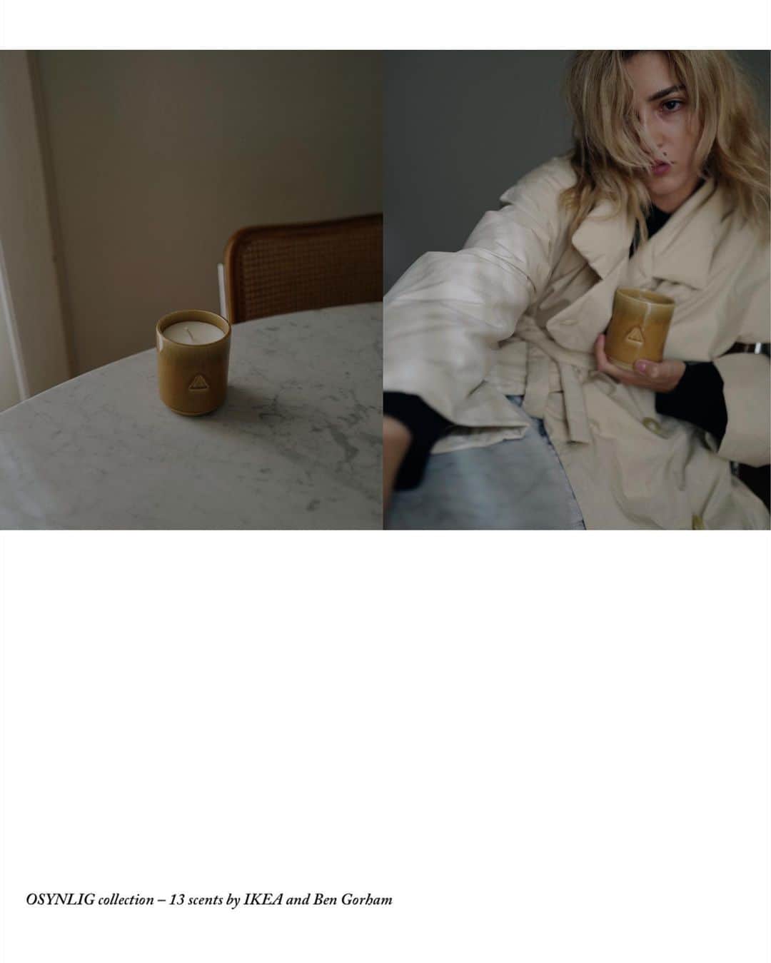 エレオノーラ・カリシのインスタグラム：「Working on my new  portfolio while leaving the  situation」