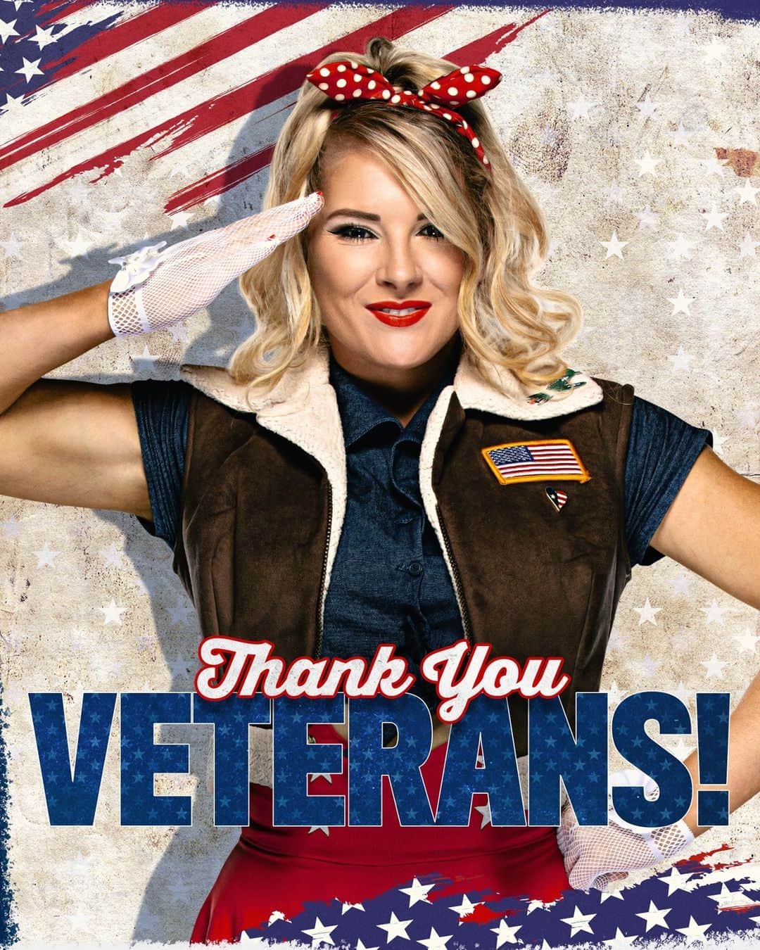 WWEさんのインスタグラム写真 - (WWEInstagram)「WWE celebrates all who served on Veterans Day @laceyevanswwe」11月11日 22時00分 - wwe