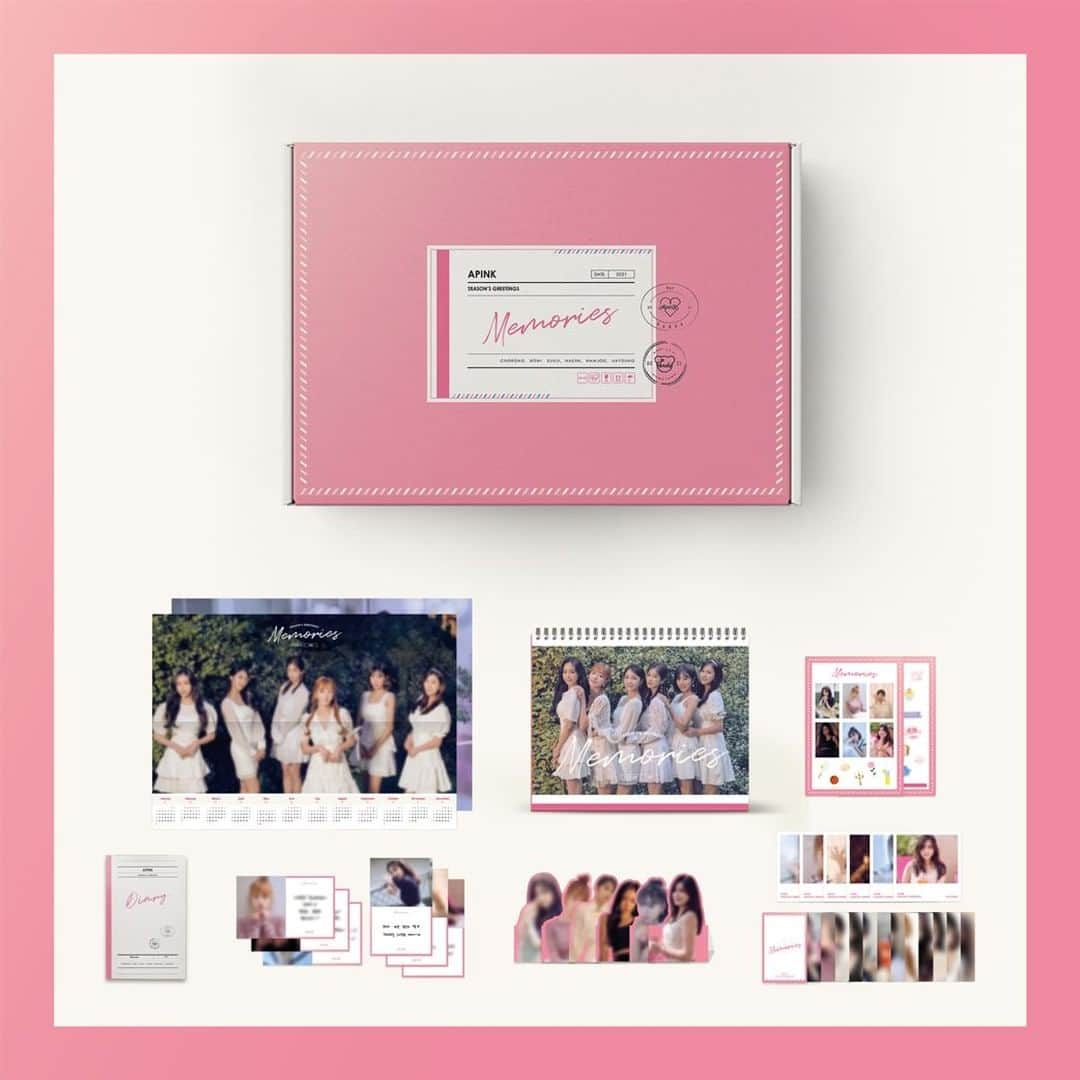 Apinkさんのインスタグラム写真 - (ApinkInstagram)「[#에이핑크] 2021 Apink 시즌그리팅 (SEASON'S GREETINGS) [Memories] 상세 팩샷 공개! 자세한 사항은 이미지를 통해 확인해 주세요😊 PANDA🐼 여러분의 많은 관심과 사랑 부탁드립니다💕  예약 판매: 11월 13일 11AM  #Apink #시즌그리팅 #Memories #너도_나와_같은_맘이길_바래_매일이」11月11日 14時00分 - official.apink2011