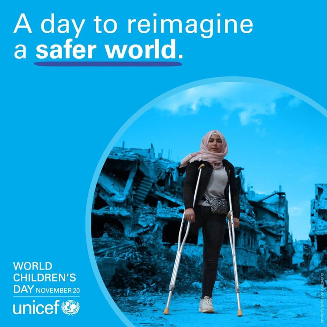 unicefさんのインスタグラム写真 - (unicefInstagram)「As the world grapples with COVID-19, children need peace more than ever.   On #WorldChildrensDay, we must reimagine a safer world #ForEveryChild.  Find out more by tapping the link in our bio.」11月11日 14時15分 - unicef