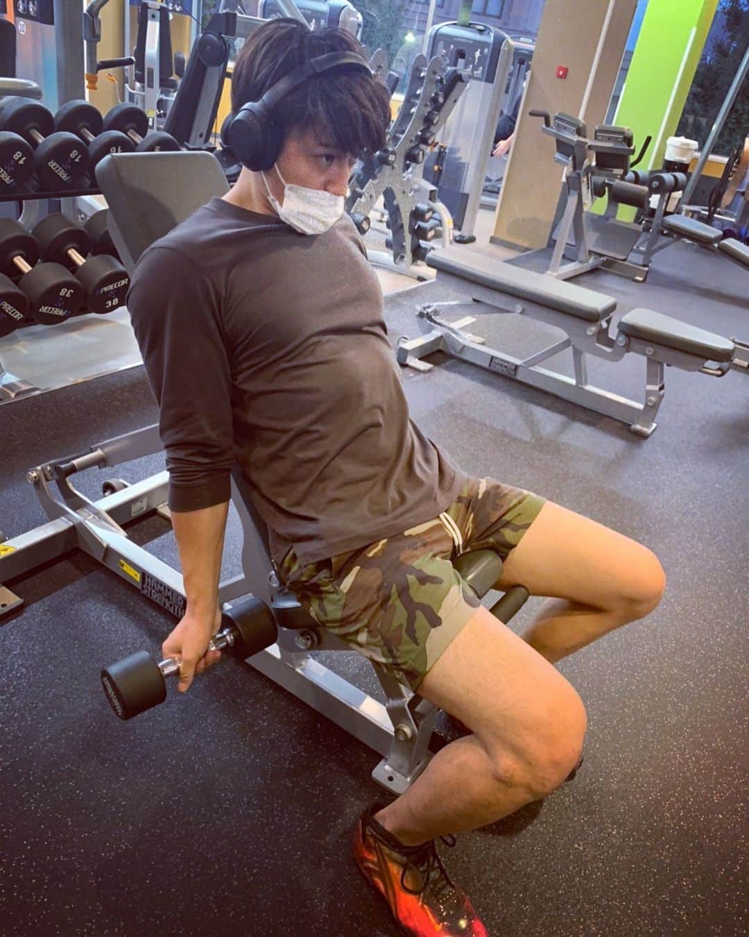 のインスタグラム：「Workout!!」