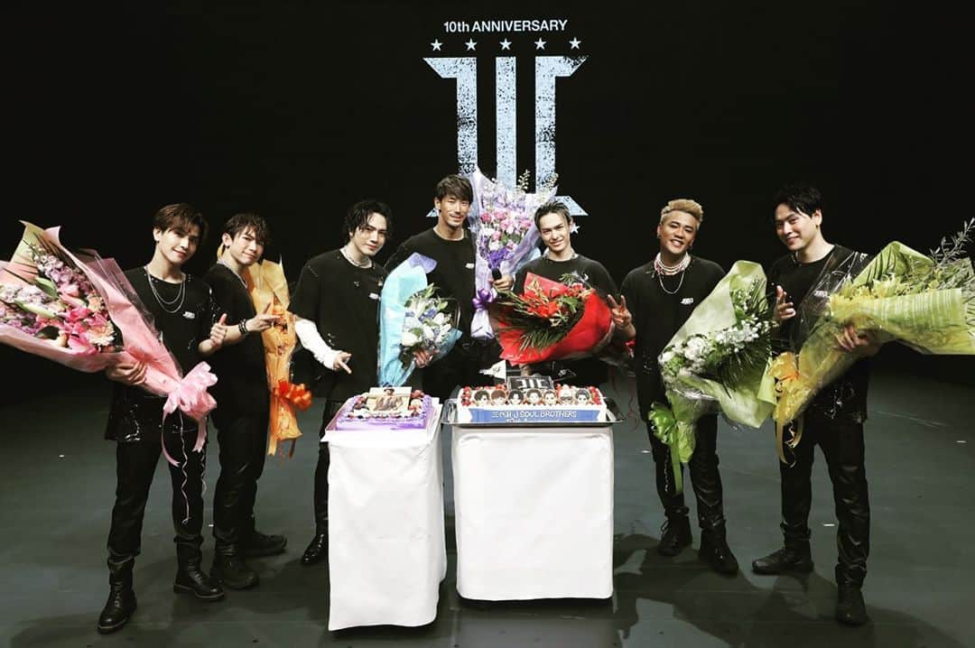 のインスタグラム：「🌈✨✨✨ 偉大なる先輩方に感謝 #三代目jsoulbrothers」
