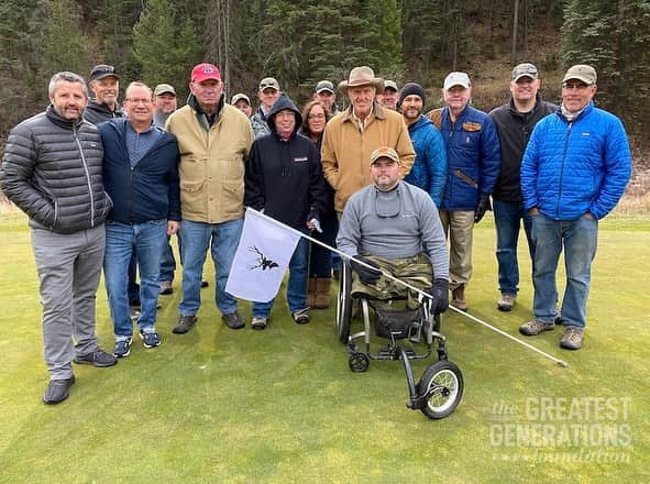 グレグ・ノーマンさんのインスタグラム写真 - (グレグ・ノーマンInstagram)「No words can explain the four days I spent on my ranch in October with incredible veterans from five generations of combat - WWII (alas they could not attend due to COVID), Korea, Vietnam, Gulf War, Afghan, and Iraq. Veterans represented the Air Force, Navy, Marines, Army, and Navy Seals brought together by @greatestgenerationsfoundation.  ⁣  I was honored as they released their inner demons, thoughts, and memories in front of me. It was powerful, revealing, gut-wrenching, tearful, heavy, and penetrated my soul. They are full of pain, tortured and have been mainly forgotten and isolated to some degree. The majority of the civilized world has no comprehension of what many of these heroes are going through. ⁣  ⁣ I took one out last night (Marine), and he harvested his first elk. I cannot explain what it meant to both of us. Another, (Seal) shot a gun for the first time in 40 yrs. and told me it was so cathartic, but also dug up the past. I  admired him for even doing it. I, of all people, was a shooting coach for a Navy Seal. The appreciation he shared with me is indescribable—just one small step closer for him to having freedom within.⁣  ⁣ To fulfill a dream to a double amputee (legs) with half an arm to ride a horse was a mission my ranch hands and I accepted. We crafted a special saddle with support and straps, and away he went on Chester, our mule. When he arrived, I knew he  felt like he did not belong - wheelchair-bound on a ranch in the Rocky Mountains - obviously uncertain if he could engage with any ranch activities. When I saw the smile on his face as he rode Chester, and the joy he got from shooting sporting clays and activities, made all our efforts so meaningful. Another box checked on the battle within for a hero. ⁣  ⁣ Then there was Grady/Bill/James/Pam/Rena/Chris, all embracing the experiences 7L delivered like golfing, fishing, hunting, sporting clays, long-range rifle shooting, ATV's, and horseback riding. Their words, thoughts, memories, and pain expressed are etched on my heart and will remain with me.⁣」11月11日 23時00分 - shark_gregnorman