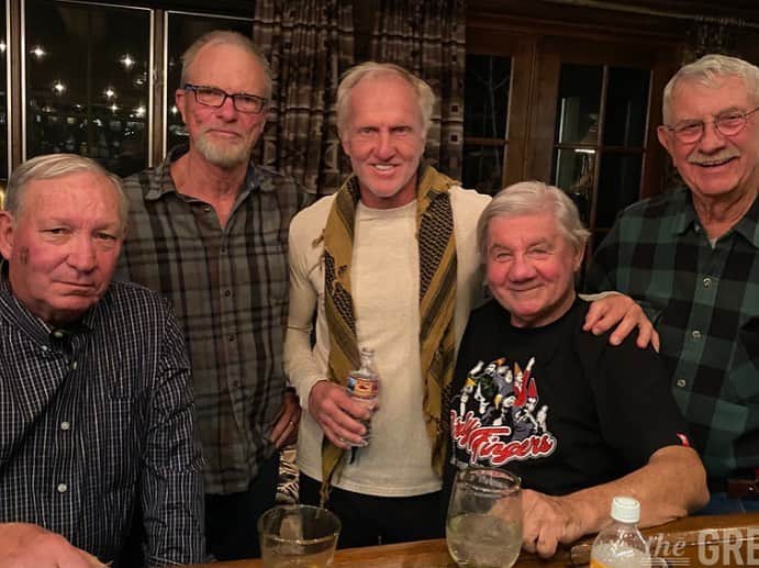 グレグ・ノーマンさんのインスタグラム写真 - (グレグ・ノーマンInstagram)「No words can explain the four days I spent on my ranch in October with incredible veterans from five generations of combat - WWII (alas they could not attend due to COVID), Korea, Vietnam, Gulf War, Afghan, and Iraq. Veterans represented the Air Force, Navy, Marines, Army, and Navy Seals brought together by @greatestgenerationsfoundation.  ⁣  I was honored as they released their inner demons, thoughts, and memories in front of me. It was powerful, revealing, gut-wrenching, tearful, heavy, and penetrated my soul. They are full of pain, tortured and have been mainly forgotten and isolated to some degree. The majority of the civilized world has no comprehension of what many of these heroes are going through. ⁣  ⁣ I took one out last night (Marine), and he harvested his first elk. I cannot explain what it meant to both of us. Another, (Seal) shot a gun for the first time in 40 yrs. and told me it was so cathartic, but also dug up the past. I  admired him for even doing it. I, of all people, was a shooting coach for a Navy Seal. The appreciation he shared with me is indescribable—just one small step closer for him to having freedom within.⁣  ⁣ To fulfill a dream to a double amputee (legs) with half an arm to ride a horse was a mission my ranch hands and I accepted. We crafted a special saddle with support and straps, and away he went on Chester, our mule. When he arrived, I knew he  felt like he did not belong - wheelchair-bound on a ranch in the Rocky Mountains - obviously uncertain if he could engage with any ranch activities. When I saw the smile on his face as he rode Chester, and the joy he got from shooting sporting clays and activities, made all our efforts so meaningful. Another box checked on the battle within for a hero. ⁣  ⁣ Then there was Grady/Bill/James/Pam/Rena/Chris, all embracing the experiences 7L delivered like golfing, fishing, hunting, sporting clays, long-range rifle shooting, ATV's, and horseback riding. Their words, thoughts, memories, and pain expressed are etched on my heart and will remain with me.⁣」11月11日 23時00分 - shark_gregnorman