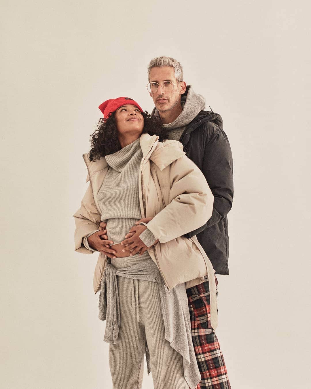 ラグ&ボーンのインスタグラム：「Stretch & Monica. Soon to be parents. Originally from Venezuela and Sweden and the Upper East Side. Forever New Yorkers.」