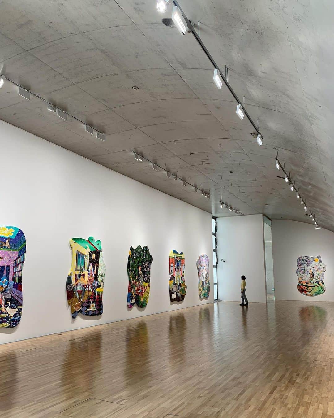 松山智一のインスタグラム：「“Accountable Nature “ My Solo Exhibition at the @thelongmuseum  Long Museum, Shanghai Starts Tomorrow (11/12)come join us for Reception at 10:30 am  上海は、龍美術館個展「Accoutable Nature」いよいよ明日より開催。午前10:30よりリセプションVIP。」