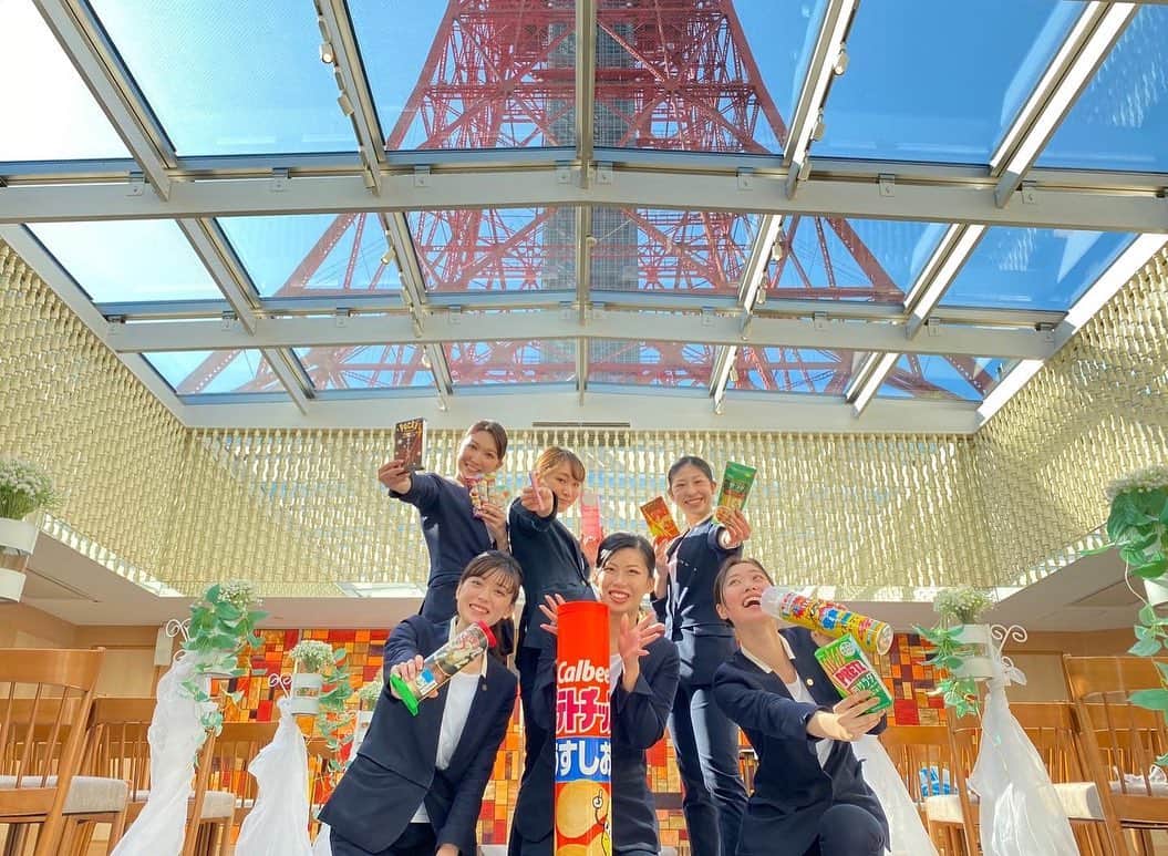 東京タワーの麓の結婚式のグルメインスタ
