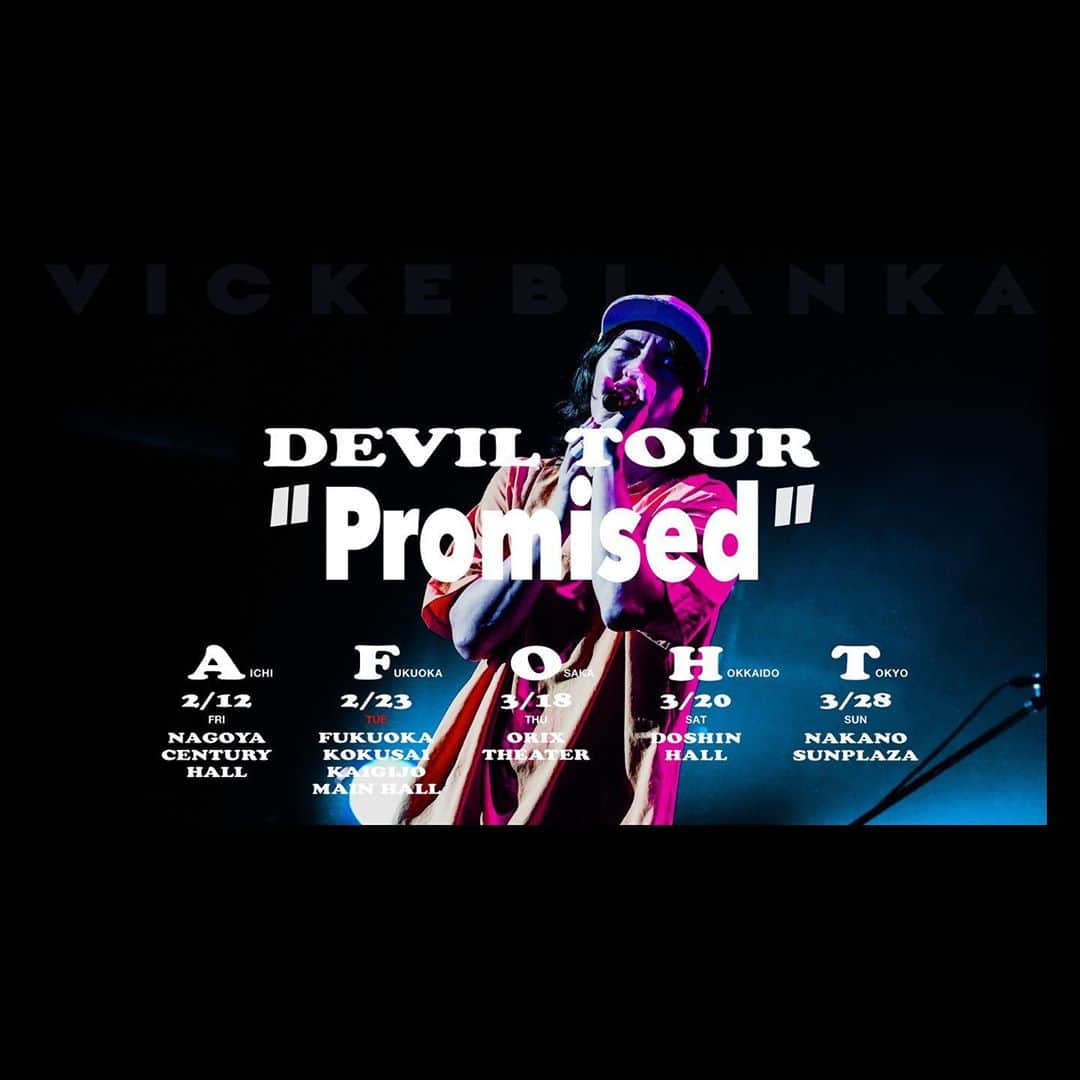 ビッケブランカさんのインスタグラム写真 - (ビッケブランカInstagram)「DevilTourPromised Next Spring 2021」11月11日 19時56分 - vickeblanka