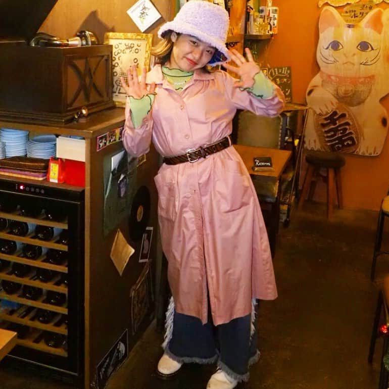 森山あすかさんのインスタグラム写真 - (森山あすかInstagram)「中村涼子さんの作った帽子💓🥺 可愛すぎてハッピーになりすぎて最高です！大切に使わせていただきますし、もっともっと集めたいです💓🌈」11月11日 20時08分 - moriyama__asuka