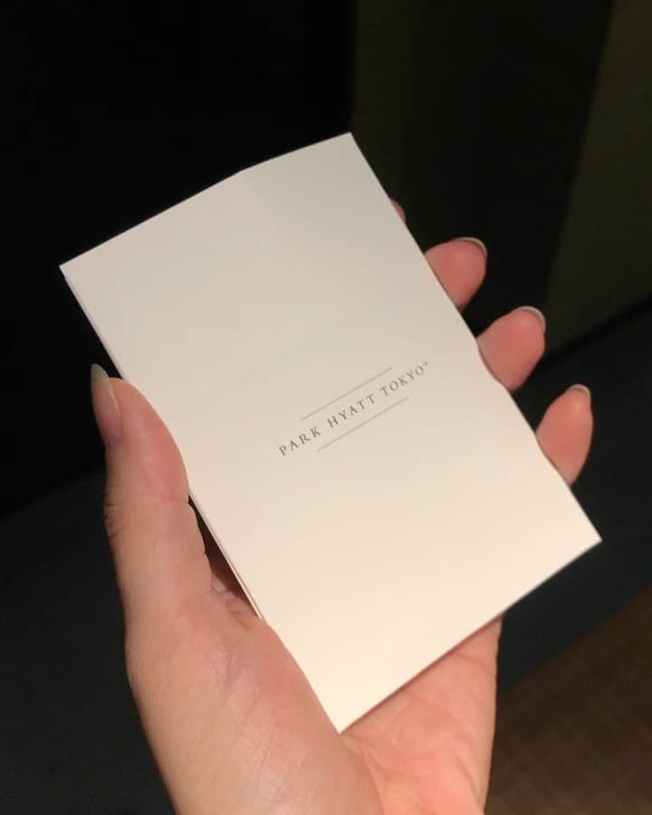 Park Hyatt Tokyo / パーク ハイアット東京のインスタグラム