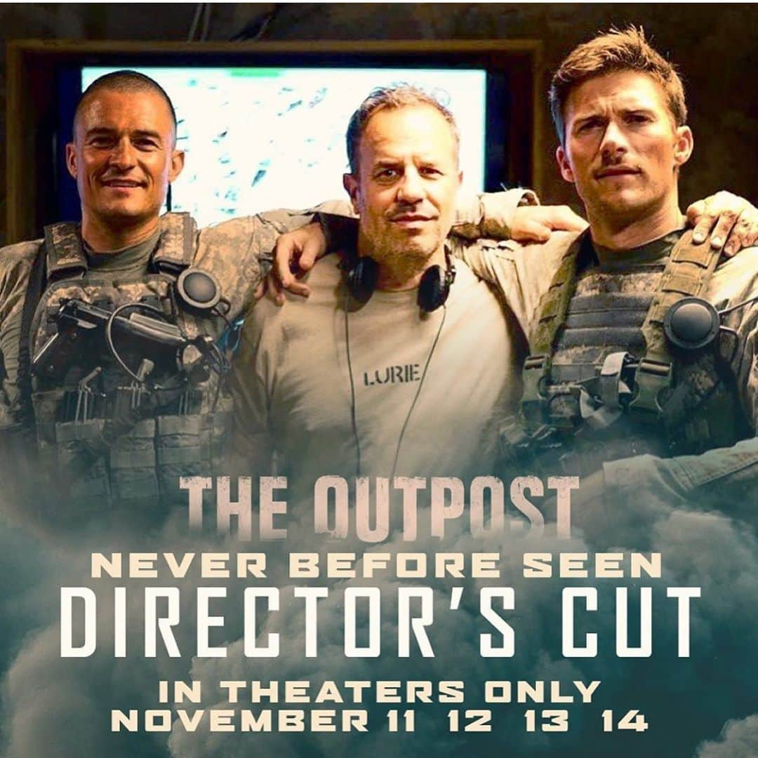 オーランド・ブルームさんのインスタグラム写真 - (オーランド・ブルームInstagram)「In honor of Veterans Day here in the 🇺🇸 we are screening a very special Director’s Cut of The Outpost in select theaters. Proceeds are going to the Bob Woodruff Foundation which aids our wounded warriors. Link in bio for info」11月12日 7時05分 - orlandobloom