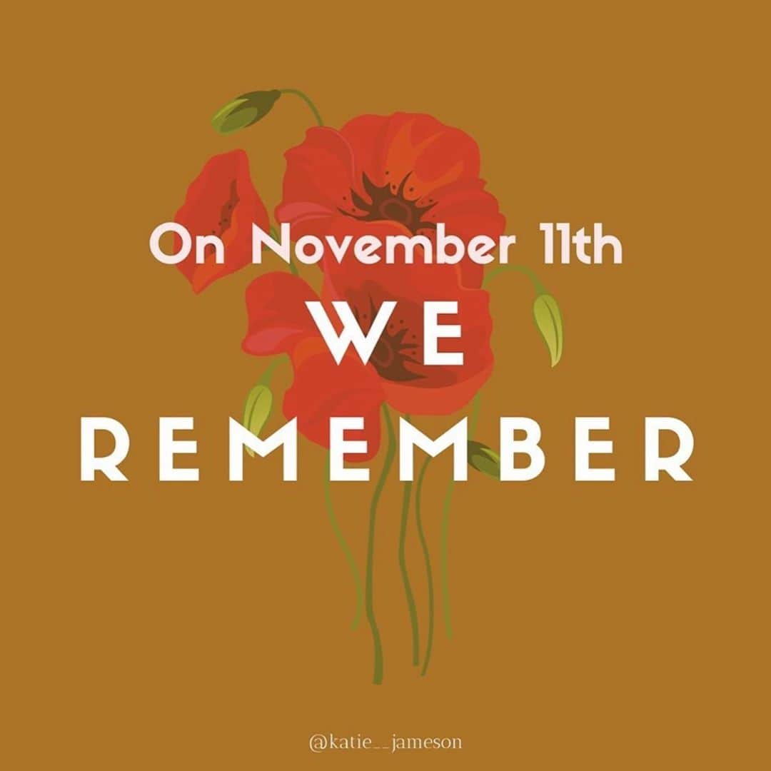 コビー・スマルダーズのインスタグラム：「Thank you Veterans around the world who put their lives on the line to protect others. #veteransday #rememberanceday」
