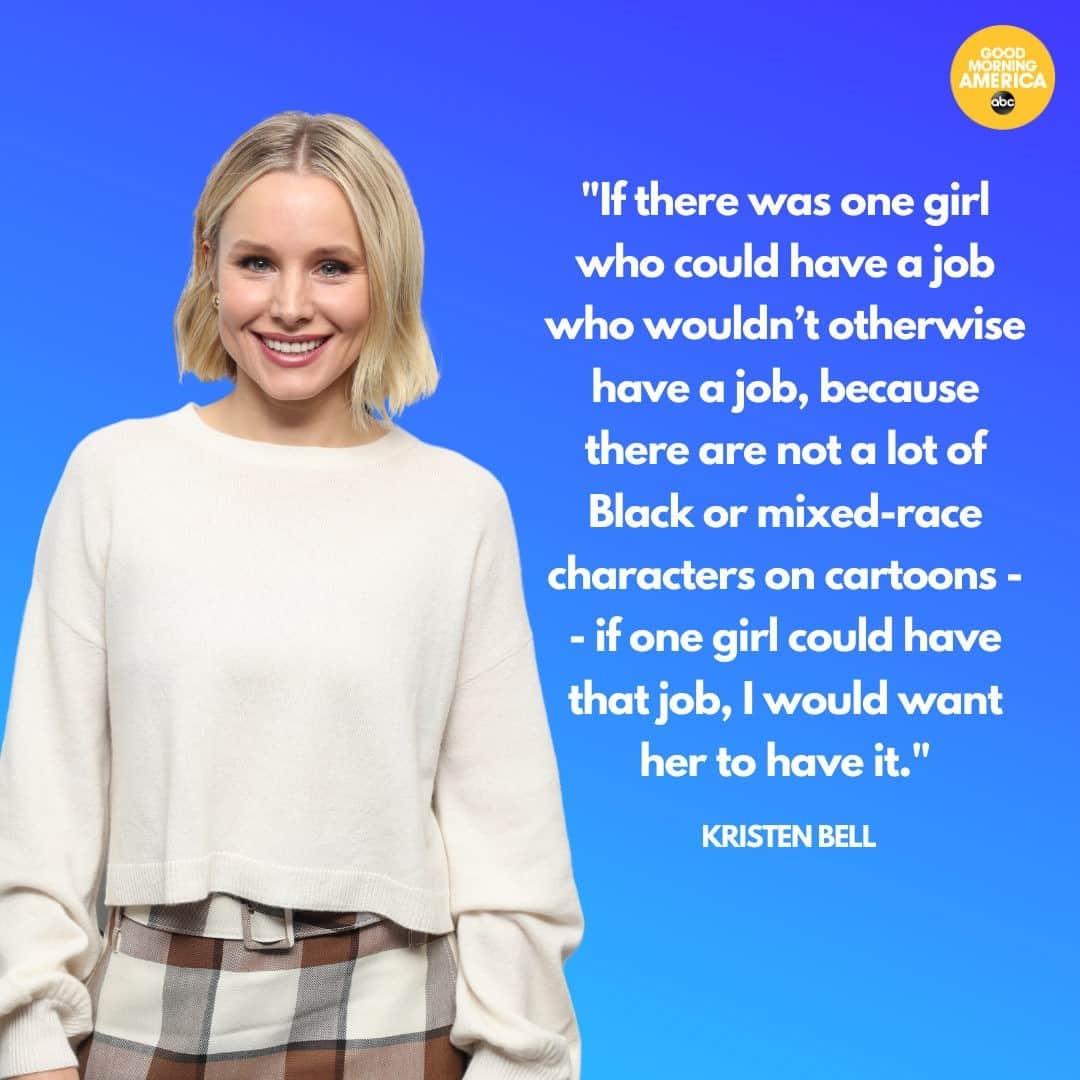 Good Morning Americaさんのインスタグラム写真 - (Good Morning AmericaInstagram)「It's been five months since Kristen Bell gave up her gig voicing Molly, a biracial character on Apple TV+'s "Central Park," and now she is opening up more about that decision. LINK IN BIO for more.」11月12日 8時01分 - goodmorningamerica