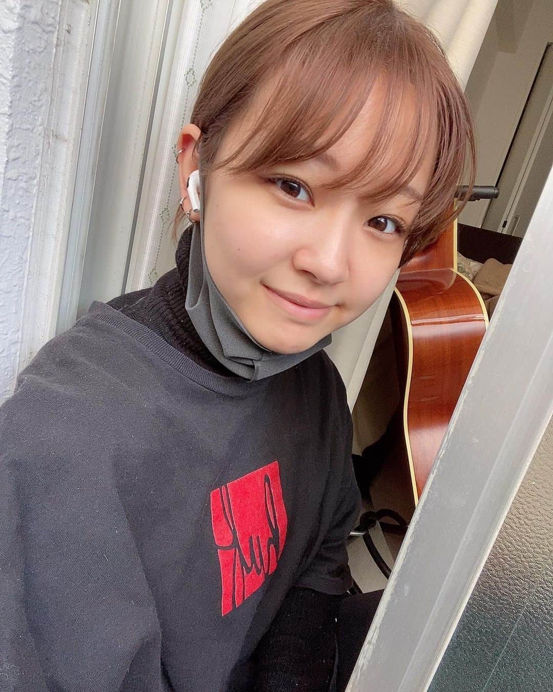 友田紗季のインスタグラム：「載せちゃお #ミスコン #ミス立教 #すっぴん #部屋着 #部屋着女子」