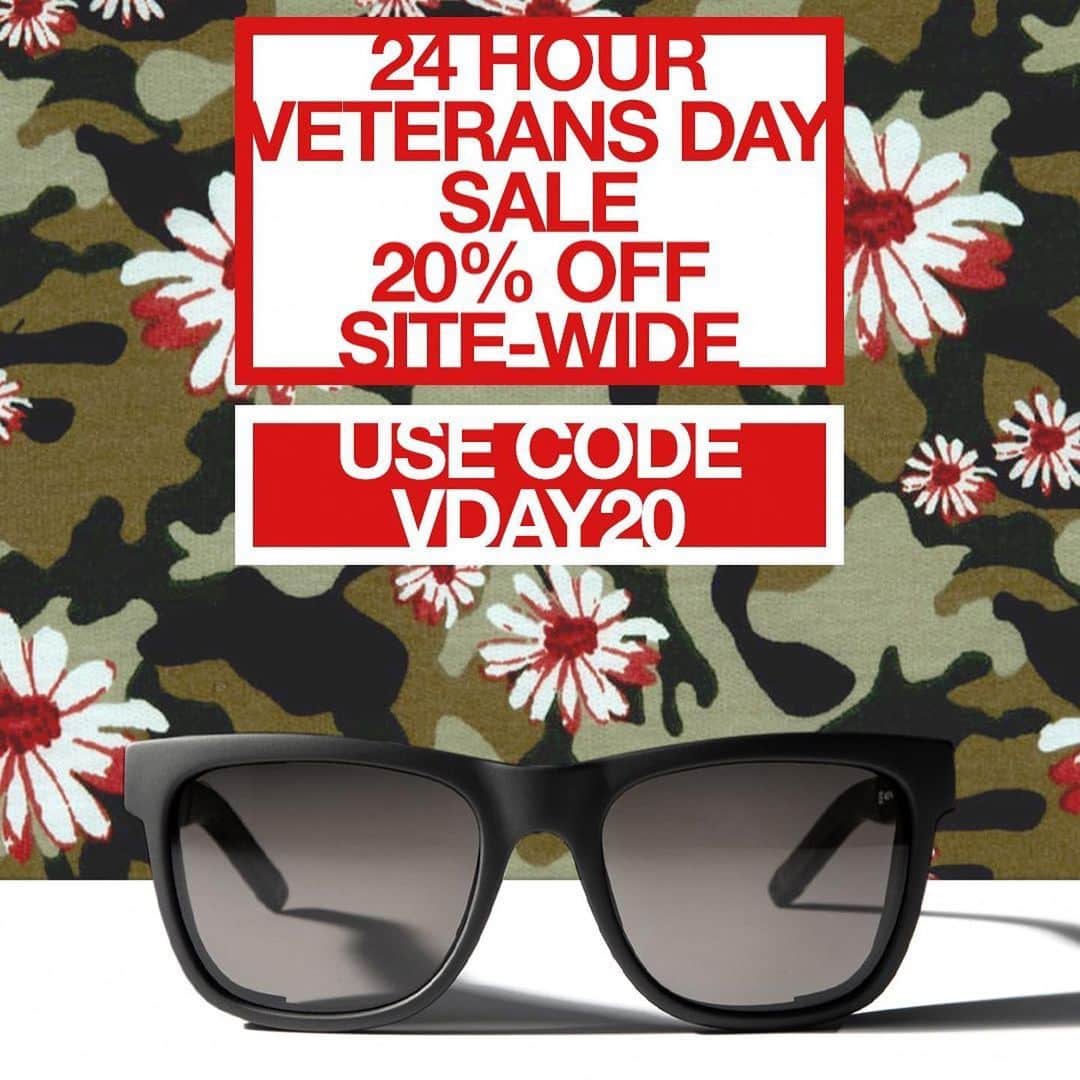 Electric_Fishingさんのインスタグラム写真 - (Electric_FishingInstagram)「⁣Veterans Day Sale. 24 hours only. Link in story. ⠀Thank you for your service. ⠀ #ElectricSunglasses #PolarizedSunglasses #StyleThatPerforms #ElectricFishing  #VeteransDay」11月11日 23時51分 - electric_fishing