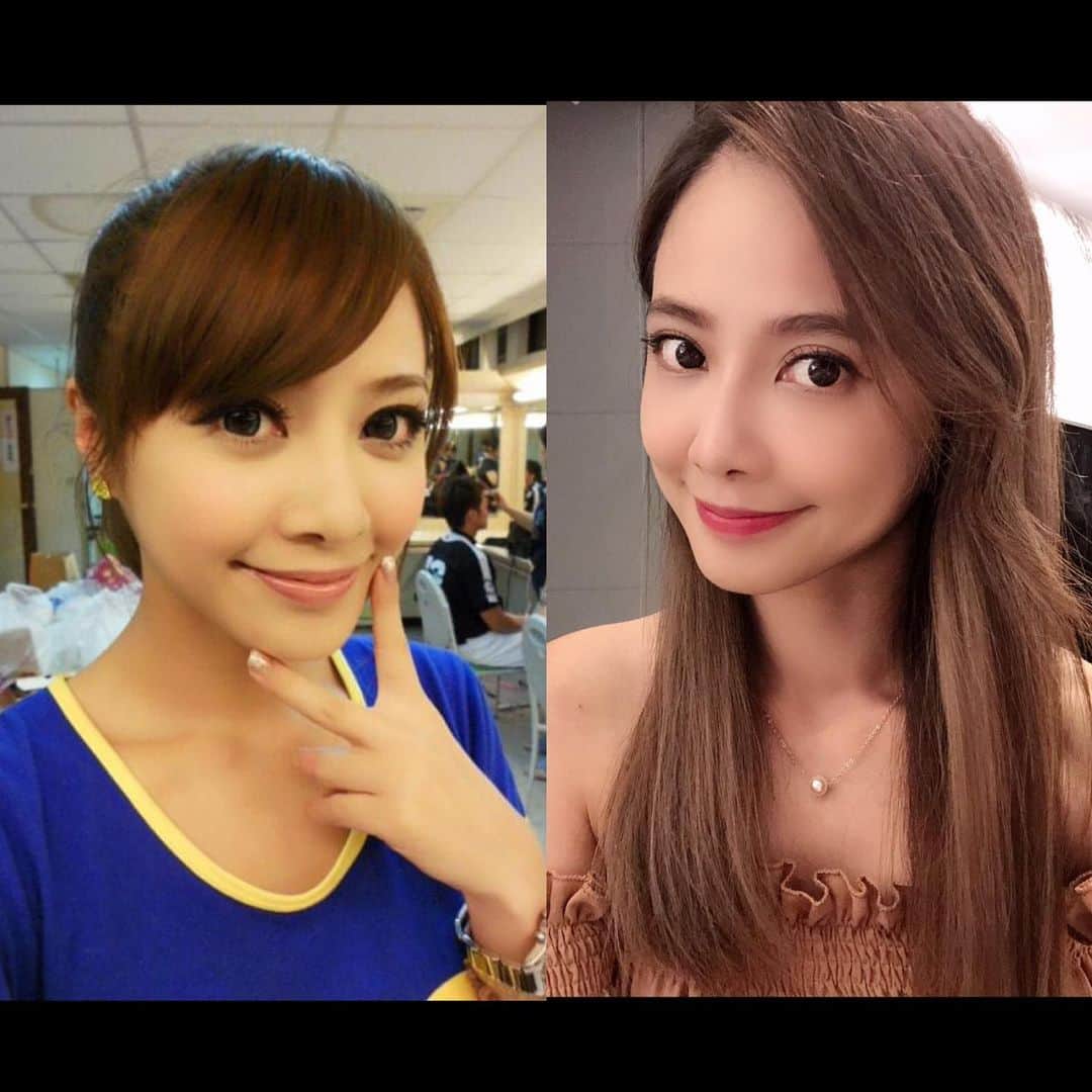 Miaのインスタグラム：「2010💋V.S 💋2020 #20102020challenge  #覺得十年前講的話還蠻幼稚的😳 #期待十年後的自己  #2030年會是什麼樣子？」