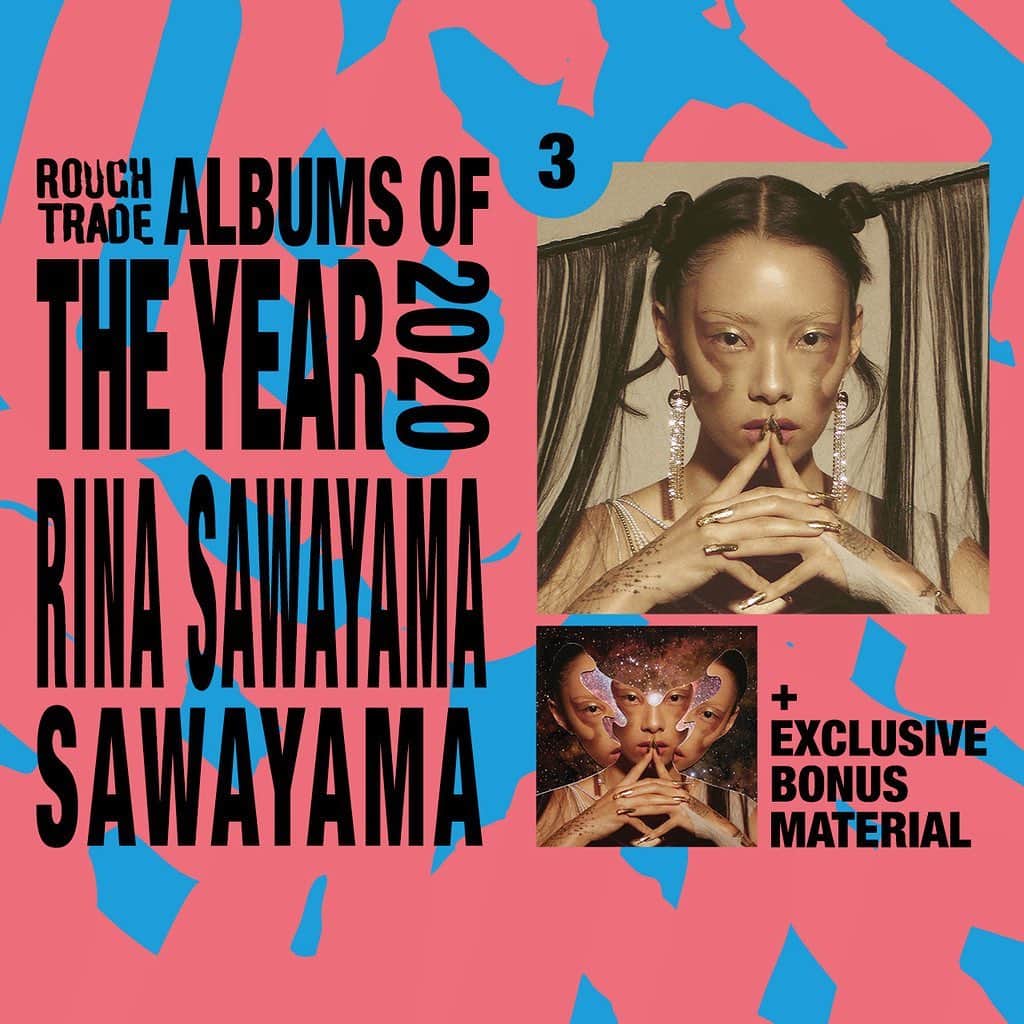 リナ・サワヤマさんのインスタグラム写真 - (リナ・サワヤマInstagram)「💿ROUGH TRADE ALBUMS OF THE YEAR💿 EXCLUSIVE REMIX EP 💿 EXCLUSIVE COLOURWAY 💿  thank u @roughtrade for placing SAWAYAMA on number 3 (!!!) of ur best albums of the year list 😭😭😭😭   to celebrate we’re releasing a BRAND NEW LIMITED EDITION green clear swirly vinyl colourway of the album AND !!!!!!!! An EXCLUSIVE SAWAYAMA REMIX EP !! u can only get these from Rough Trade !! numbers r super limited !!!! go get em in my stories !!   SAWAYAMA Remixed EP tracklist:  1. Dance In The Dark (originally by Lady Gaga) 2. Love It If We Made It (originally by The 1975) 3. Comme Des Garçons (Like The Boys) - Pabllo Vittar remix 4. XS - Bree Runway remix 5. Bad Friend - Dream Wife remix」11月12日 1時25分 - rinasonline