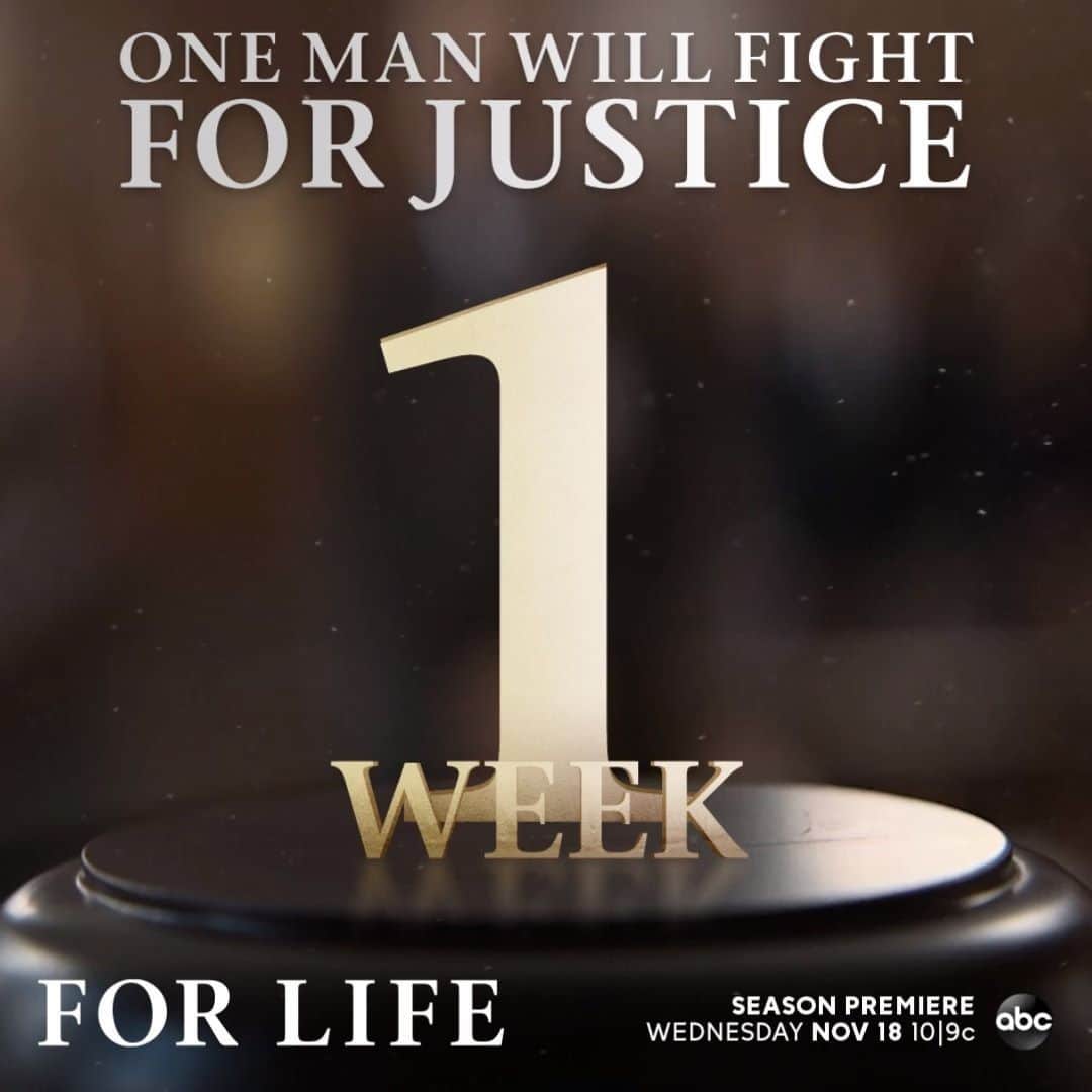 アメリカン・ブロードキャスティング・カンパニーのインスタグラム：「"Another chance means everything." @forlifeabc returns in ONE WEEK! #ForLife」