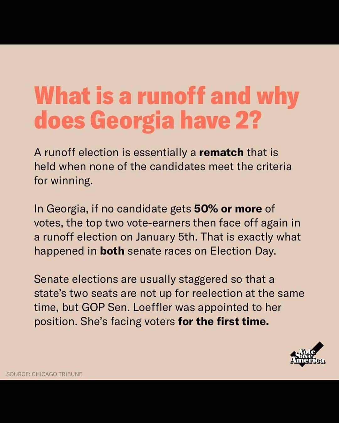 マーサ・ハントさんのインスタグラム写真 - (マーサ・ハントInstagram)「Young #GA voters, if you turn 18 by Jan 5, you’re eligible to vote in the runoff elections- register by Dec 7th! These runoffs will determine control of the US Senate! Climate change, women’s rights & access to healthcare are on the ballot🙏Click^link in bio to register or request your mail-in ballot now #FlipTheSenate #Georgia 🍑🍑🍑」11月12日 2時37分 - marthahunt