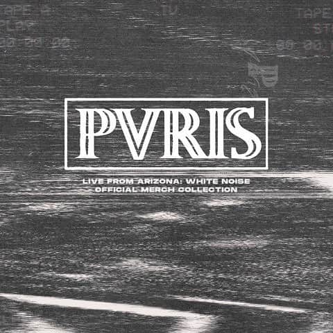 PVRISのインスタグラム：「Exclusive merch for the White Noise livestream! Link in bio.」