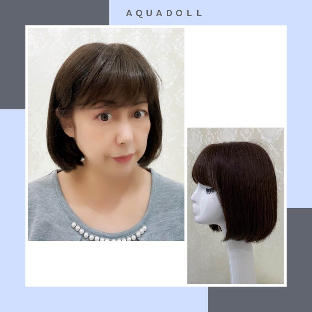 AQUADOLL アクアドールウィッグのインスタグラム