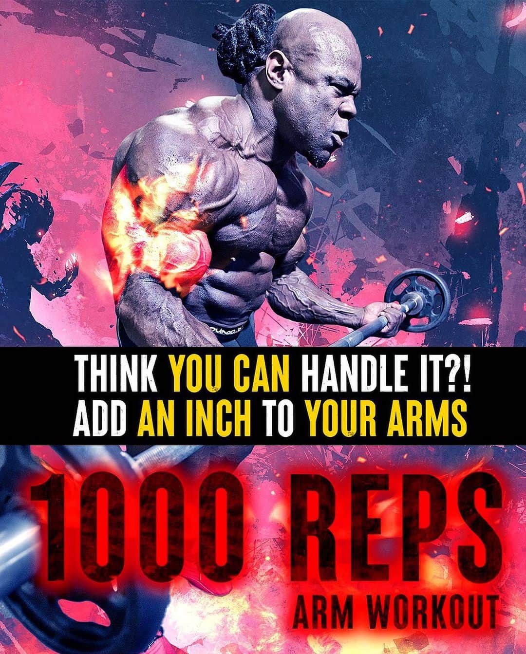 カイ・グリーンのインスタグラム：「💪🏾ADD AN INCH TO YOUR ARMS 🔥1000 Rep Program! Available Now on Trainwithkai.com  This program bundle is not for the weak hearted I give you months of workouts movements and show you the path.  🔥Download The Program Today - Trainwithkai.com  You gotta be willing to put in the work!! Prepare yourself to Train With Kai!!  📝Detailed Descriptions 💪🏾Learn Muscle Anatomy 💦Full Intense Workouts 📚27 Detailed Pages」