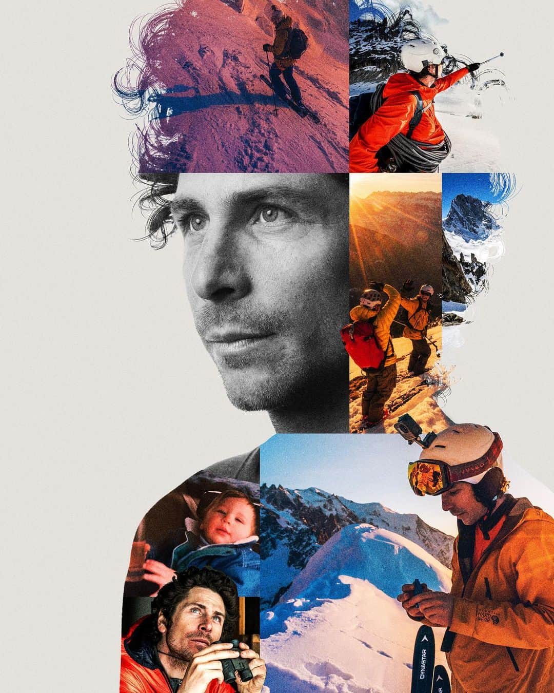 マウンテンハードウェアのインスタグラム：「A Mountain Hardwear ski athlete of over 10 years, @vivianbruchez’s eye for the unseen and love for both ascent and descent have provided our designers a valuable window into the vertical world. Now, you can bring his vision of Chamonix Mont-Blanc style alpinism to your own slopes. (Explore the Viv™ Kit on mountainhardwear.com.)」
